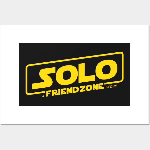 SOLO - a FRIEND ZONE story Wall Art by Artemple